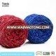 Colourful Coarse Crochet Acrylic Yarn For Hooking Shoes